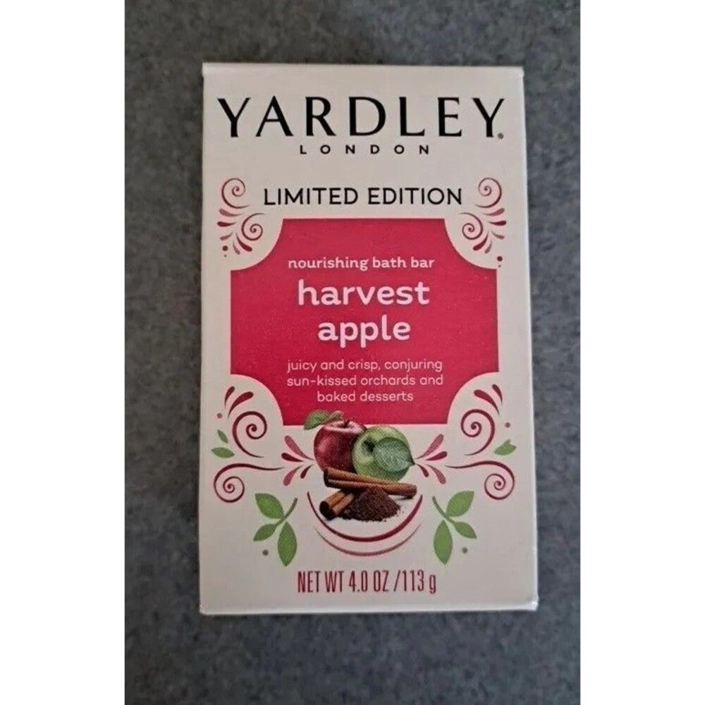 🍎Yardley of London Bar Lot Harvest Apple Bath Soap Limited Edition🍎